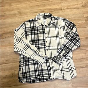 Zara Men's split Checkered Shirt